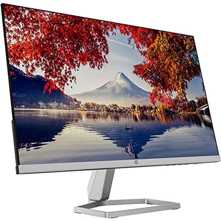 HP M24f Monitor - 24 Zoll Bildschirm, Full HD IPS Display, 75Hz, 5ms Reaktionszeit, VGA, HDMI, silber/schwarz – Bild 5