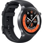OPPO Watch X Smartwatch, Schwarz, AMOLED 3,6 cm (1,43 Zoll), 100 Sportmodi, IP68, Akku bis zu 12 Tage, Google Apps und Wear OS