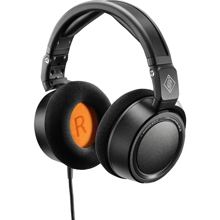 Neumann NDH 20 Black Edition, Over-Ear Studio Kopfhörer mit Geräuschisolierung, Kabelgebunden, Schwarz