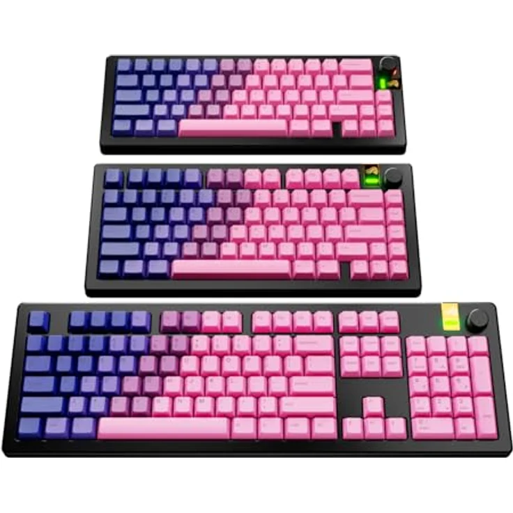 Glorious GPBT Gradient Keycaps, ANSI Layout (US), PBT, Dye-Sub - Nebula – Bild 4