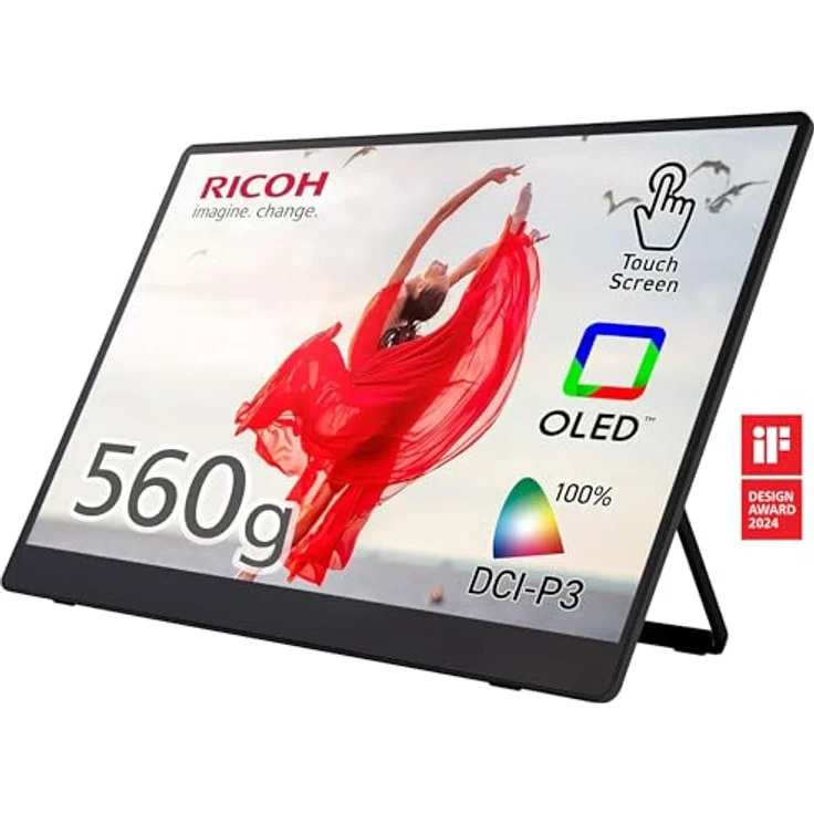 Ricoh 150 mobiler Multi-Touch Monitor 39,60cm (15,6 Zoll) – Bild 2