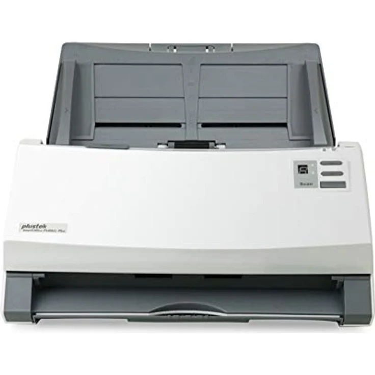 Plustek SmartOffice PS406U Plus Duplex Dokumentenscanner mit Ultraschall- Doppelblatterkennung (ADF, 600dpi, 40ppm) inkl. DocAction Software für Windows und Mac 296 – Bild 1