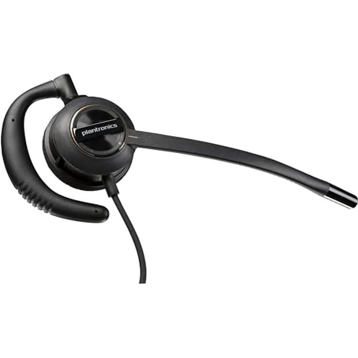 Poly EncorePro 530D - On-Ear Headset - kabelgebunden - USB-C, USB-A - Schwarz - TAA-konform - für ProBook 440 G7, 440 G9, 450 G10 Notebook