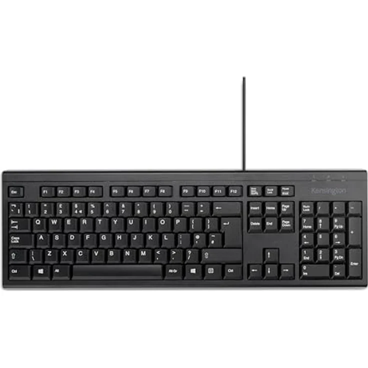 Kensington KB100 EQ - Vollformat USB Tastatur Schwarz – Bild 2
