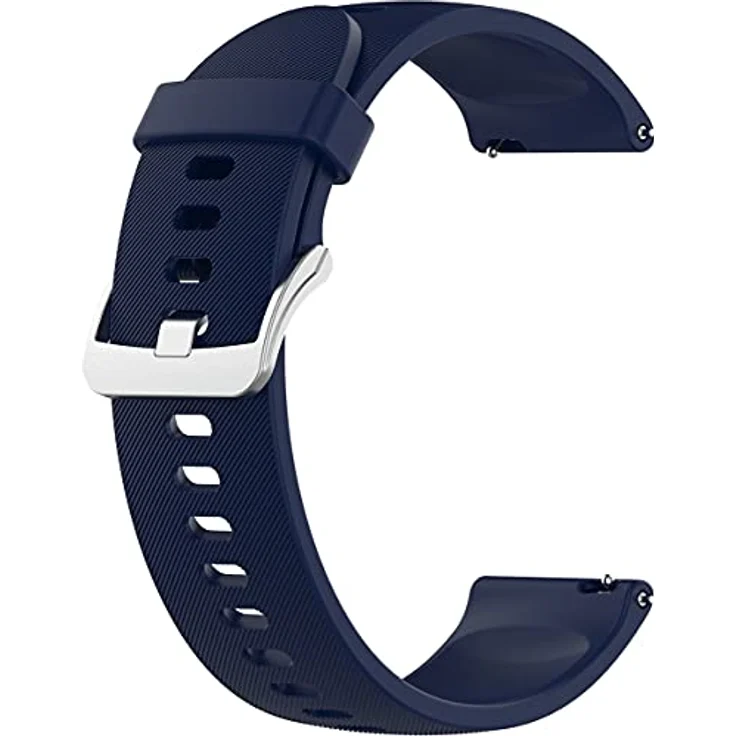 Shieranlee 22mm Armband für SUUNTO 9 Peak, Huawei Watch3 Pro, Vantage M/M2, Letsfit IW2/Popglory, UMIDIGI Uwatch 3S, aus Silikon, Schnellverschluss, wasserdicht, Edelstahlverschluss – Bild 3