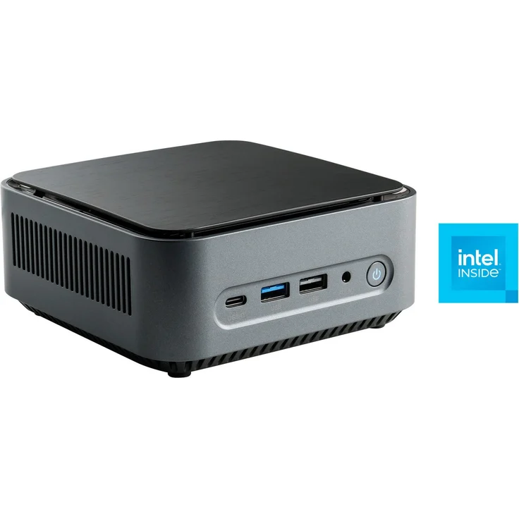 CSL Narrow Box Premium Mini-PC, Intel Pentium Silver N6000, 16 GB RAM, 1000 GB SSD, UHD Graphics, schwarz, Windows 11