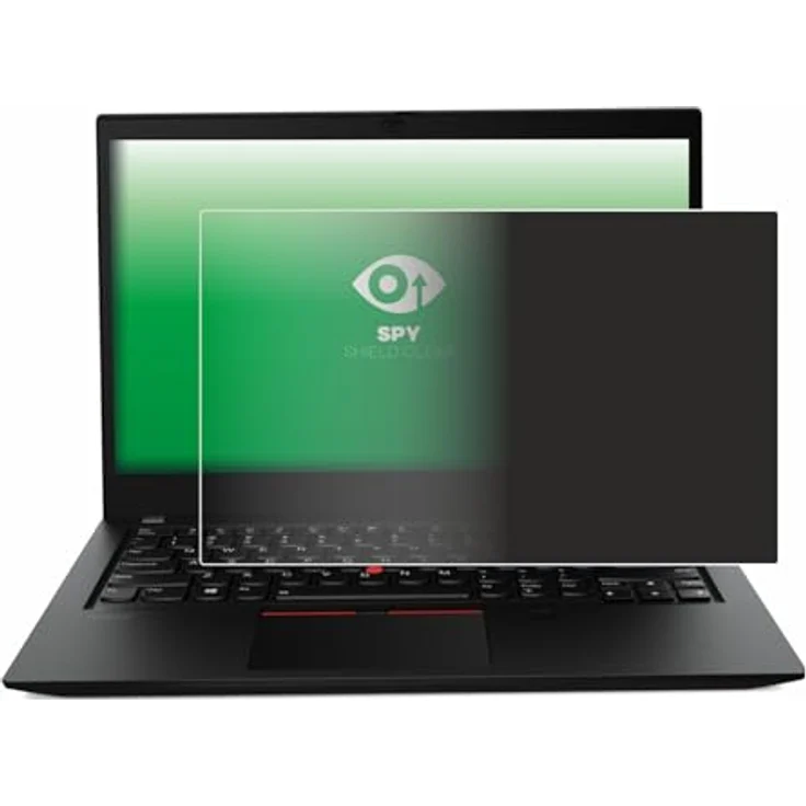 upscreen Blickschutzfolie für Lenovo ThinkPad T14s Gen 1, Anti-Spy Folie mit Blaulichtfilter und blasenfreier Montage, Made in Germany – Bild 2