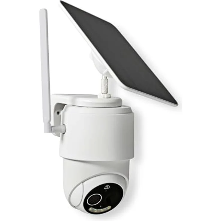 Nedis SmartLife Außenkamera 4G Full HD 1080p Pan tilt IP65 Cloud Storage (optional) / micro-SD, Netzwerkkamera, Weiss – Bild 2