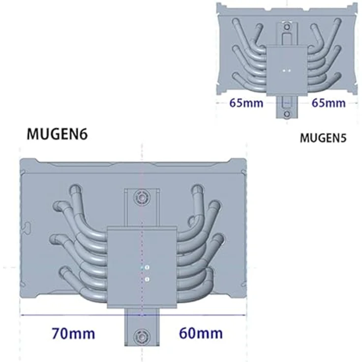 Scythe Mugen 6 Prozessorlüfter, SCMG-6000, leistungsstark und effizient – Bild 4