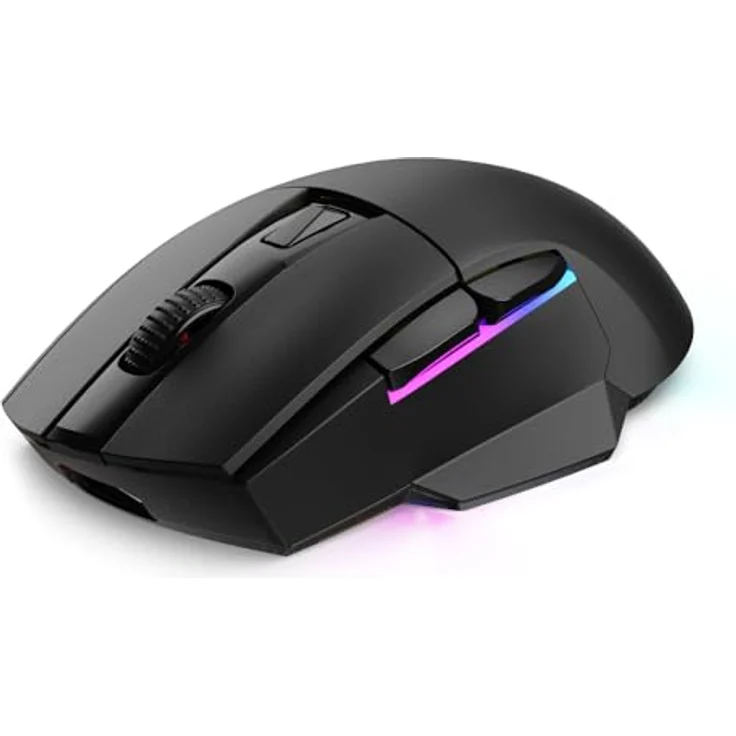 Sharkoon Skiller SGM50W Black, Wireless Optical Gaming Maus, 6.400 DPI, PBT Button, RGB – Bild 4