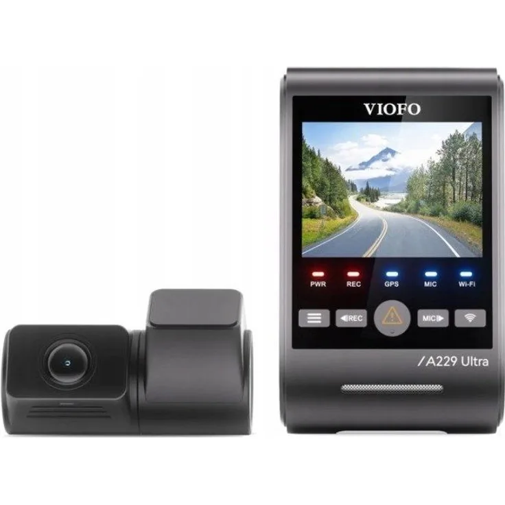 VIOFO A229 ULTRA 2CH-G GPS Videorekorder, 2-Kanal Dashcam mit Sony STARVIS 2 Sensoren und HDR-Technologie