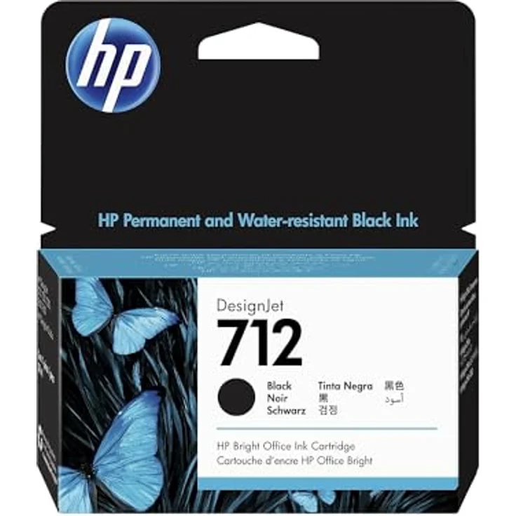 HP 712 - 38 ml - Schwarz - Original - DesignJet - Tintenpatrone - für DesignJet T210, T230, T650 – Bild 2