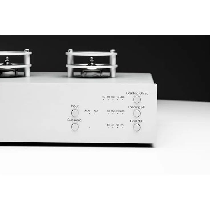 Pro-Ject Tube Box S3 B, True Balanced High End Röhren Phono-Vorverstärker mit Dual Mono Design, MM/MC kompatibel, Silber – Bild 4