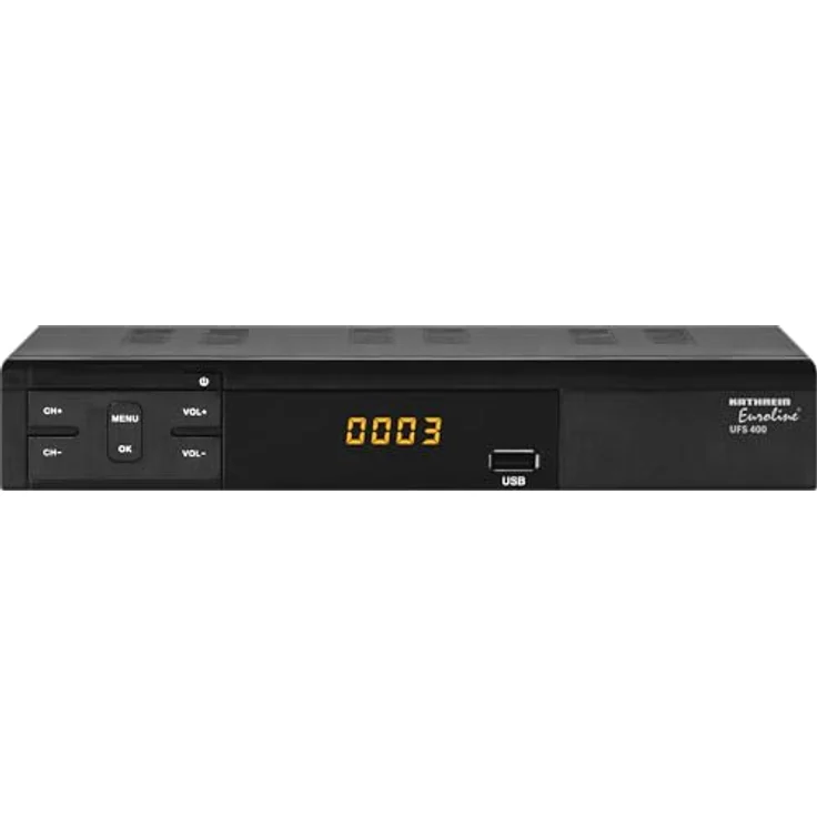 KATHREIN UFS 400, HD Sat-Receiver mit PVR, HDMI und SCART, Schwarz – Bild 1
