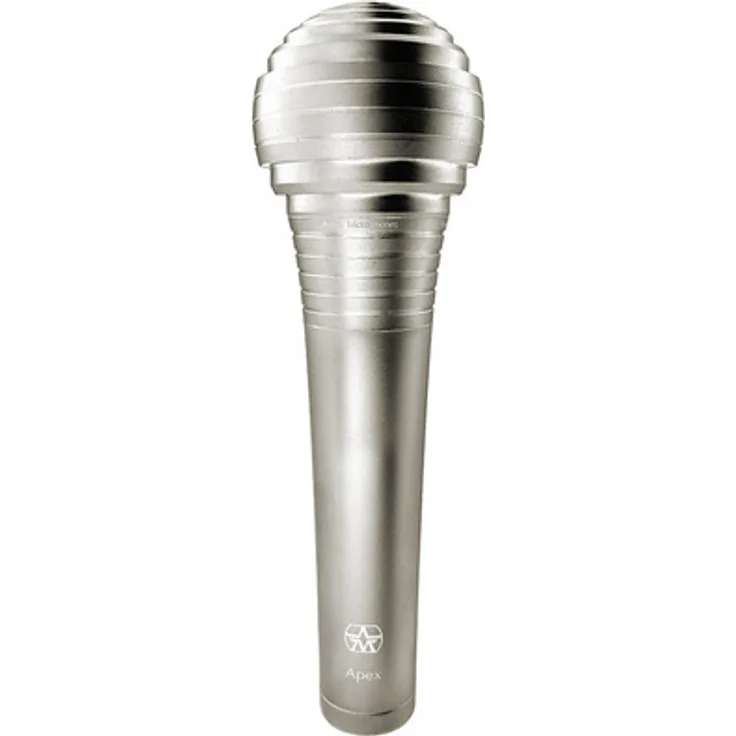 Aston Microphones Apex Storm, Dynamisches Mikrofon mit Dual Voicing und aktiven/passiven Modus, nickel glänzend