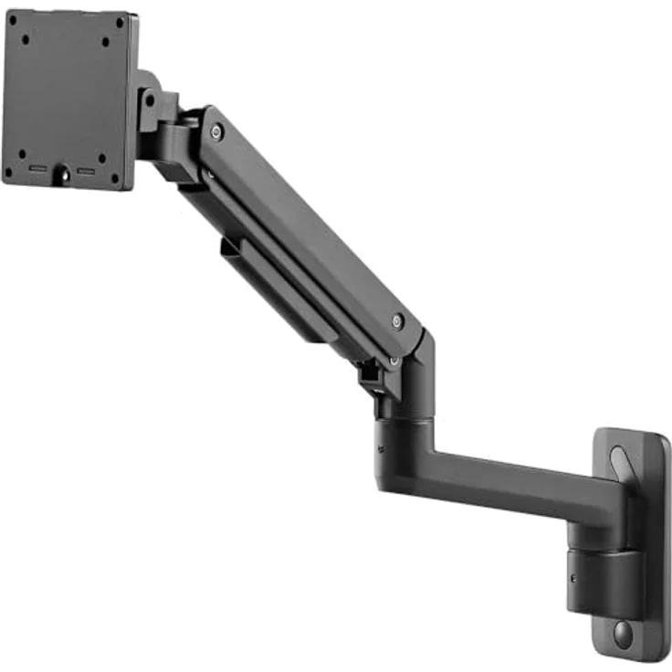 Speaka Professional SP-MM-990 1fach Monitor-Wandhalterung Schwarz Höhenverstellbar, Neigbar für 43,2 cm (17) - 124,5 cm (49) Displays – Bild 3