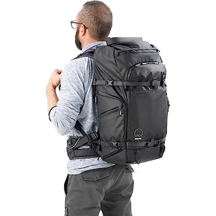 Shimoda Action X v2 Rucksack-Familie, Schwarz, Backpack Only - X50, Torsohöhe verstellbar, Modularer CPU-Kamera-Einsatz, 2 Laptop-/Tablet-Taschen, Erweiterbarer Zugang, Versteckte Tracker-Tasche – Bild 5