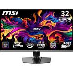 MSI MPG 322URX QD-OLED, 31,5 Zoll 4K Ultra HD Monitor mit 3840 x 2160 Pixel und 240 Hz Bildwiederholrate, Schwarz