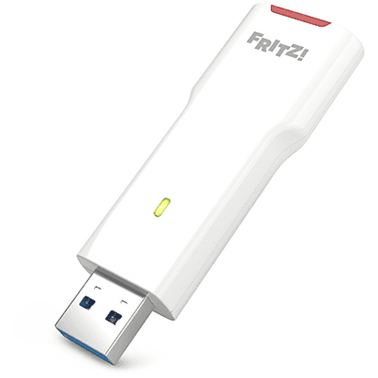 AVM FRITZ!WLAN STICK 6700, Wi-Fi 7 Triband WLAN-Stick mit 6448 Mbit/s, USB-A und USB-C Adapter
