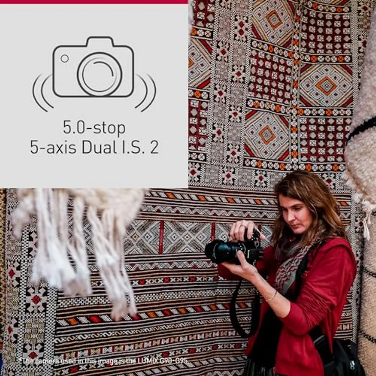 Panasonic LUMIX DC-G97ME spiegelloses Kameragehäuse mit Objektiv H-FS12060, 4K 30p, 20,3 MP, WLAN, Bluetooth, Schwarz – Bild 5