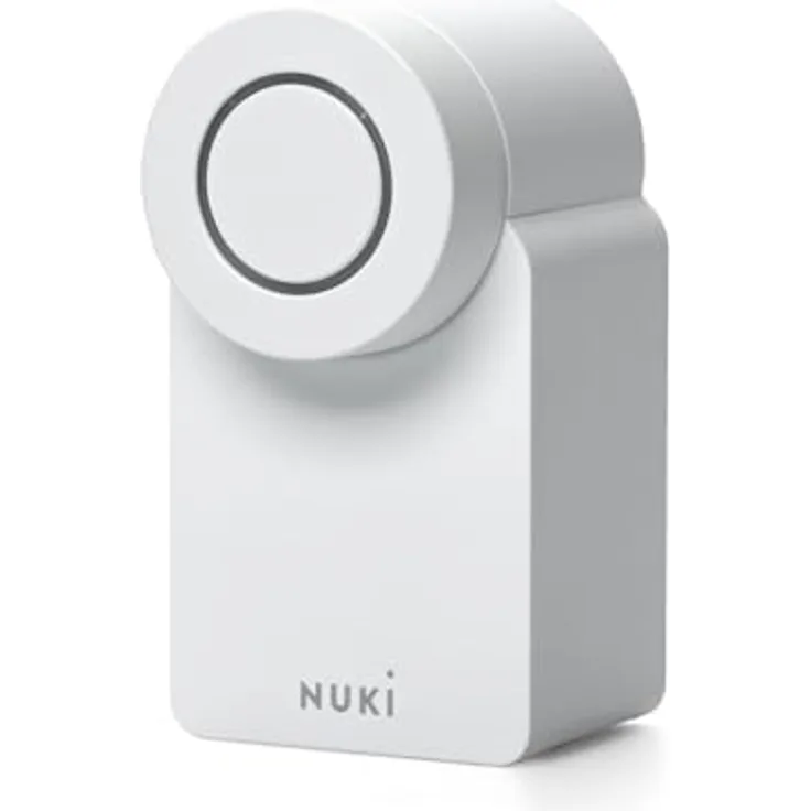 NUKI Smart Lock Go (2025) mit Bluetooth, WLAN & Matter, elektronisches Türschloss, smartes Schloss zum Nachrüsten, schwarz