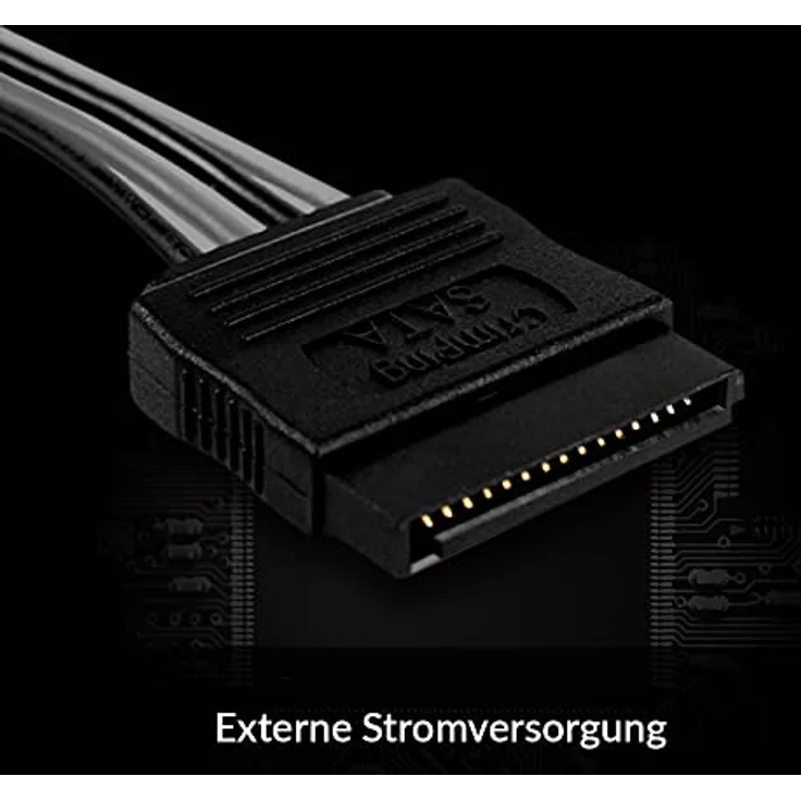 ARCTIC Case Fan Hub - 10-Fach PWM Lüfter-Verteiler mit SATA Power, Gehäuselüfter - Schwarz – Bild 5