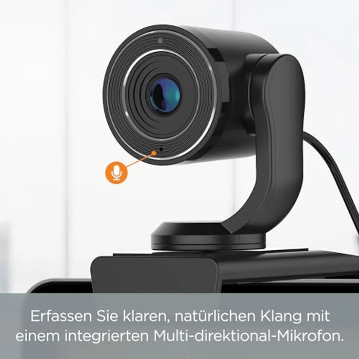 Toucan veebikaamera Connect Streaming (3.60 Mpx), Webcam, Schwarz – Bild 5
