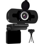 Diyarts Full HD-Webcam USB-Webcam 1080P mit Webcam-Blickschutzauslöser, 75° Weitwinkel, Rauschreduzierung