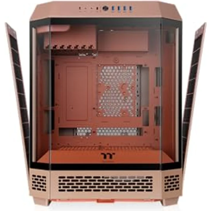 Thermaltake The Tower 600 Mid Tower Chassis | Vertikales Design | Kühlungsunterstützung | Kompatibilität | Erweiterungsmöglichkeiten | Gravel Sand – Bild 2