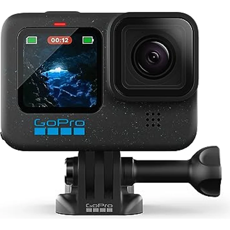 GoPro HERO12-Zubehörpaket – enthält die HERO12 Black-Kamera, den Handler (schwebender Handgriff), den Kopfgurt 2.0, den wiederaufladbaren Enduro-Akku (insgesamt 2) und die Tragetasche – Bild 4