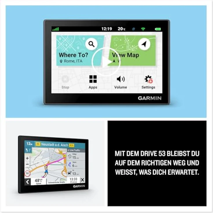 Garmin Drive 53, 12,7 cm (5 Zoll) Navigationsgerät mit 16 GB Speicher, Ganz Europa, schwarz, Versandkostenfrei – Bild 8