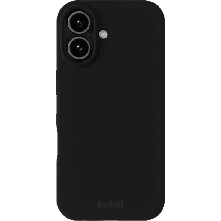 HOLDIT Silicone Case, Backcover für Apple iPhone 17, Schwarz