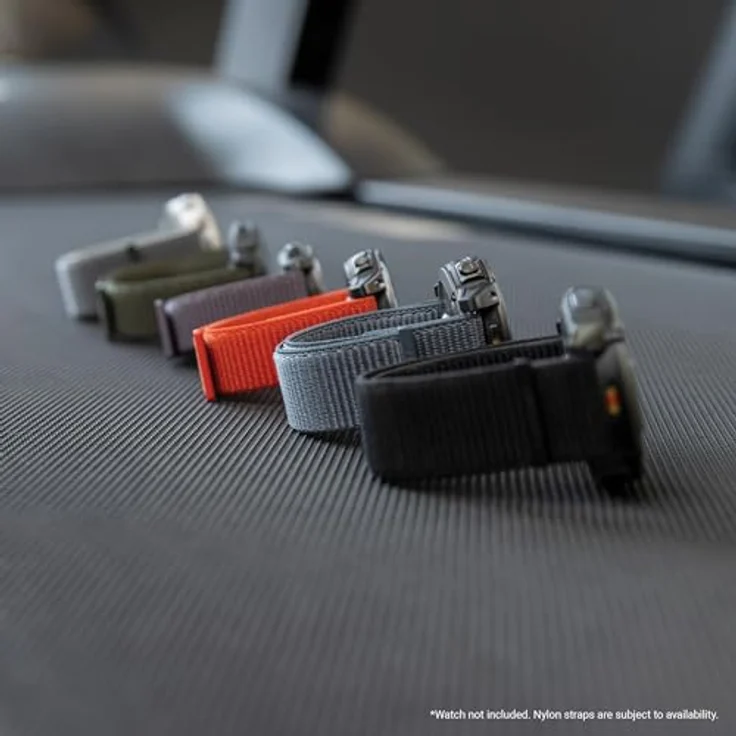 Garmin UltraFit- Armband, Nylon, passend für Epix 47mm, Fenix-Serie, D2 Mach 1, Approach S70-47mm, Forerunner 745/955/ 965, Instinct-Serie, Instinct 2 -Serie, Marq-Serie, quatix-Serie – Bild 5