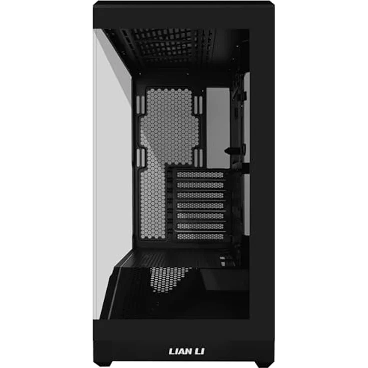 Lian Li Vector V100 PC-Gehäuse Schwarz – ATX Midi-Tower mit Tempered Glass, RGB-Beleuchtung, 4x 120-mm-Lüfter, Platz für 360mm Radiator, GPU bis 415mm – Bild 5