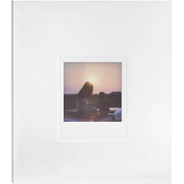 Polaroid Fotoalbum Weiß, großes Album für i-Type, 600 und SX-70 Sofortfotos, Kapazität 160 Fotos, fingerabdruckfeste Acqueous-Beschichtung, L213 x B47 x H243 mm – Bild 2