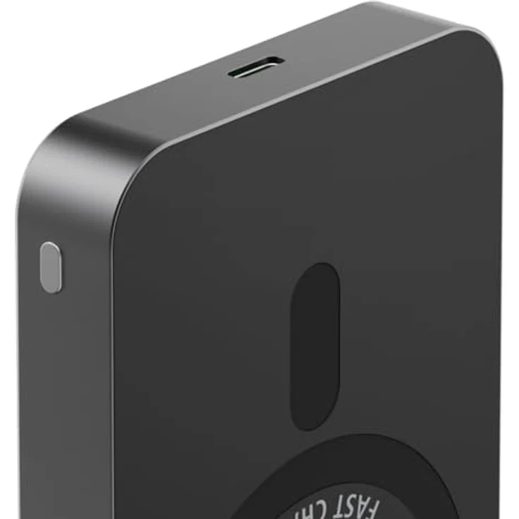 Hama 201752 Power Pack Qi2 Wireless 10000 mAh Powerbank, USB Typ-C, kabelloses Laden, anthrazit – Bild 2