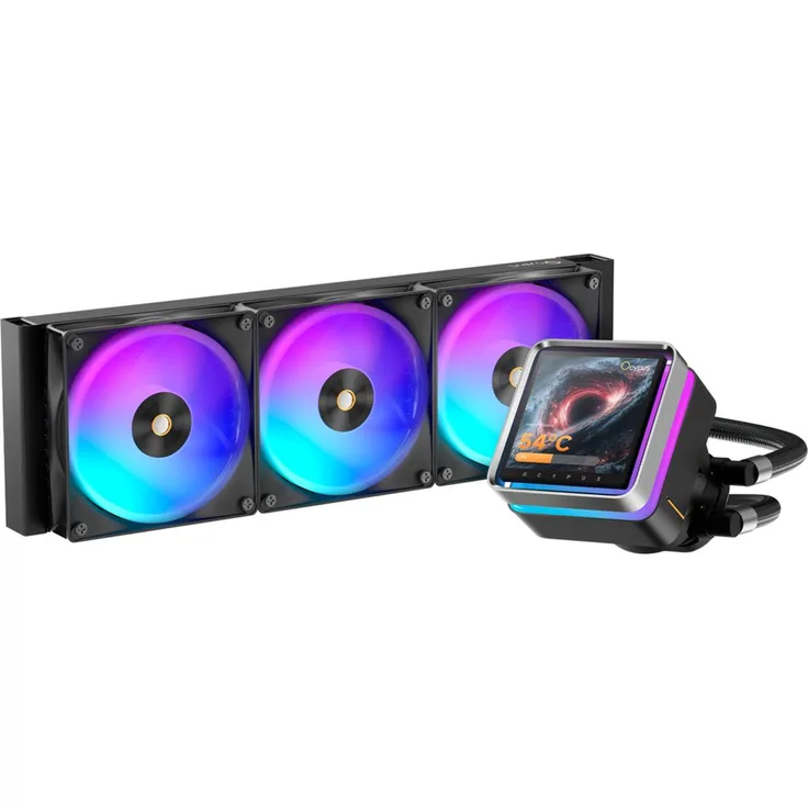 Ocyus Ocypus Sigma L36 EX ARGB, Wasserkühlung in Schwarz für optimale CPU-Kühlung