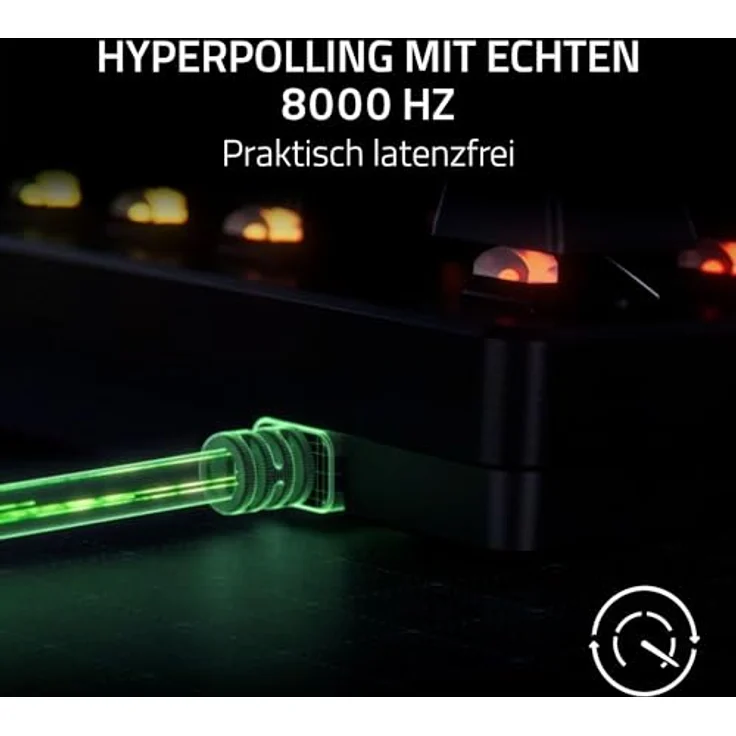 Razer HUNTSMAN V3 (8 kHz), Tenkeyless Gaming-Tastatur mit analogen Sensoren, Schwarz, RGB-Beleuchtung, US-Layout – Bild 4