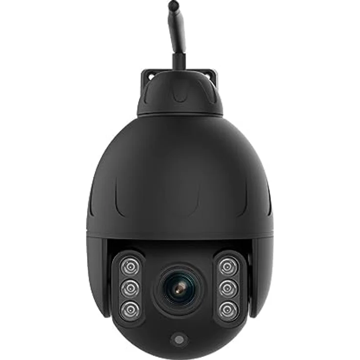 Foscam SD4 4 MP Dual-Band WLAN PTZ Dome Überwachungskamera mit 4-Fach optischem Zoom und Nachtsicht bis 50 Meter, Erkennen von Personen, Bewegungen und Geräuschen – Bild 2