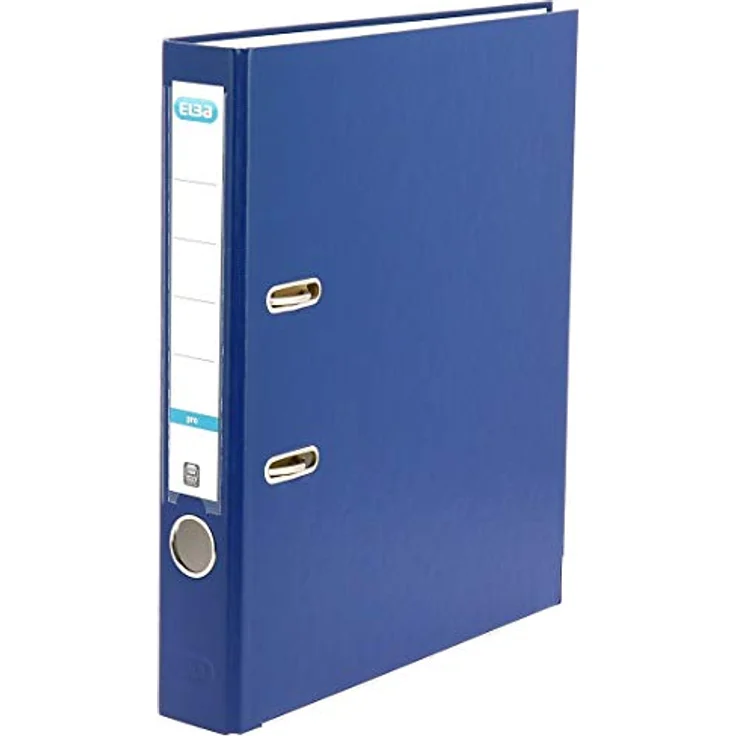 ELBA Aktenordner smart Pro A4, 50 mm Rückenbreite, dunkelblau, PP/Papier mit auswechselbarem Rückenschild, ideal für Home-Office – Bild 1