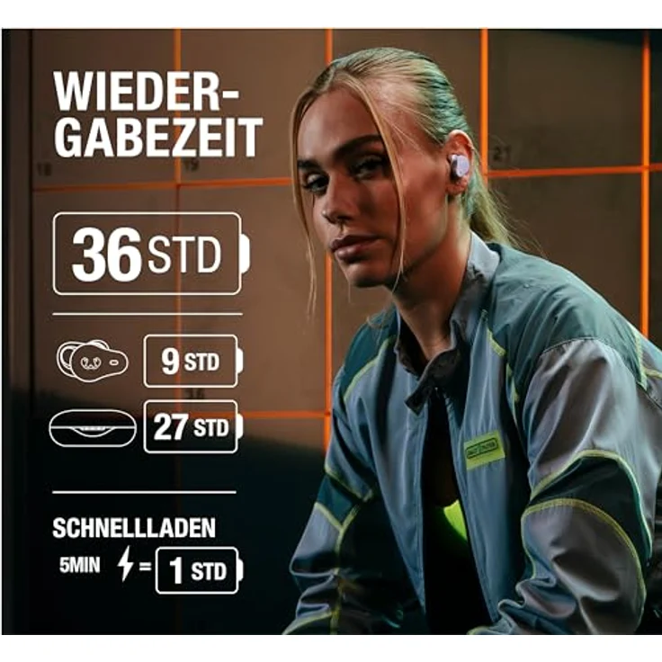 Fresh 'n Rebel Bluetooth®-Ohrhörer "Twins Rush mit Hybrid ANC", TWS Sport, Dusky (00226440) In-Ear Kopfhörer – Bild 2