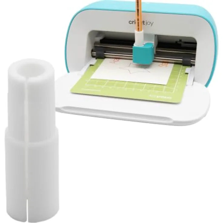 TSB Werk Stiftehalter Stabilo Cricut Joy Adapter, kompatibel mit STABILO 68/88, stabiler Kunststoff, weiß