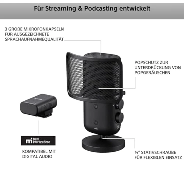 Sony ECM-S1 | kabelloses Streaming-Mikrofon ECM-S1 – Bild 3