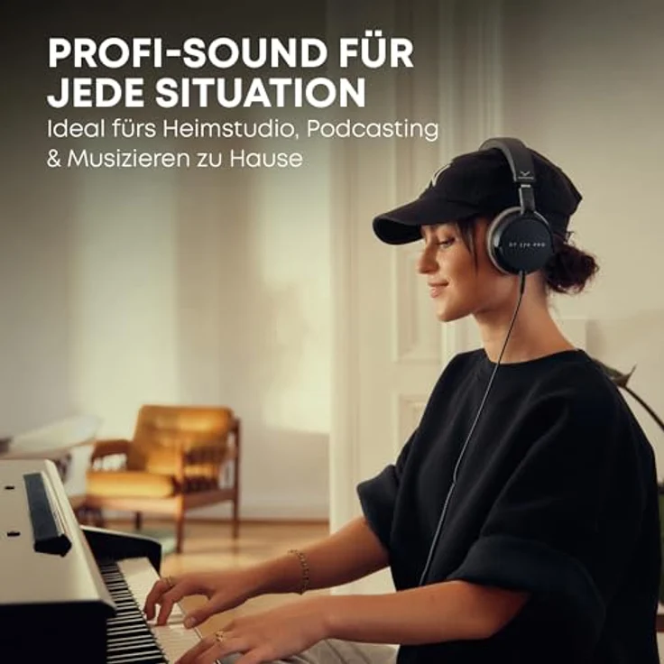 beyerdynamic DT 270 PRO, kompakter Over-Ear Studiokopfhörer für Recording und Monitoring, hohe Klangqualität, abnehmbares Kabel – Bild 4