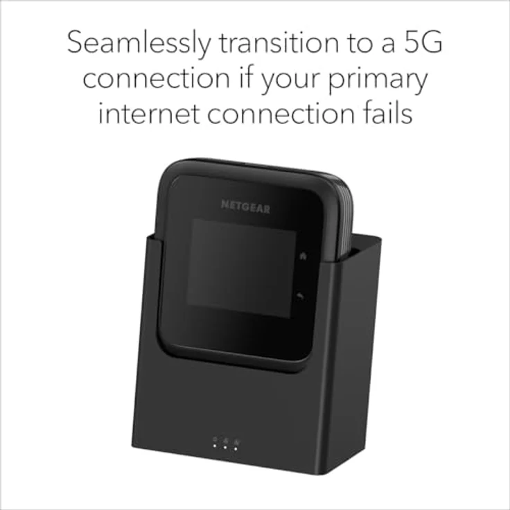 Netgear Nighthawk Mobile Hotspot Cradle, Dockingstation mit zwei Gigabit-LAN-Anschlüssen, kompatibel mit M3, M6, M6 Pro, M7, M7 Pro und M7 Ultra – Bild 3