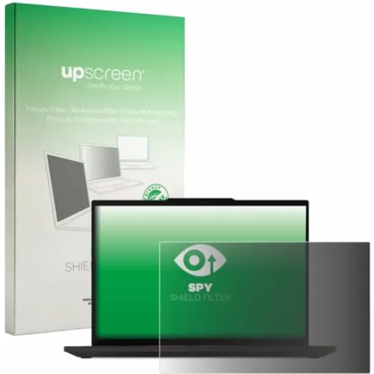upscreen Blickschutzfilter für Lenovo ThinkPad P14s Gen 5 14", Antibakterieller Displayschutz mit 60° Blickschutz und Blaulichtfilter