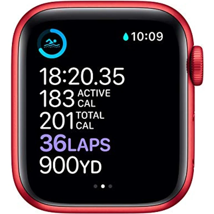 Apple Watch Series 6 GPS + Cellular, 40 mm (ROT) Aluminiumgehäuse mit (ROT) Sportband, EKG- und Blut-Sauerstoffmessung – Bild 3
