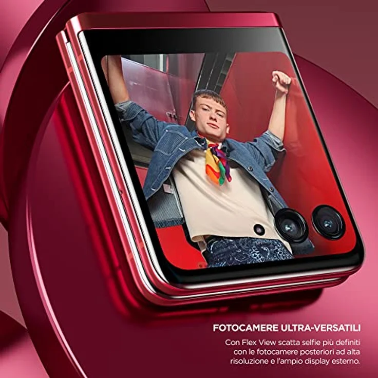Motorola Razr 40 Ultra, 8 + 256 GB, Magenta – Bild 5
