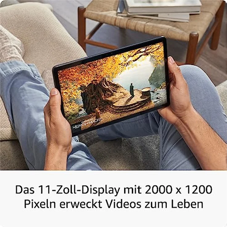 Amazon Fire Max 11-Tablet, 11-Zoll-Display, Octa-Core-Prozessor, 4 GB RAM, 14 Stunden Akkulaufzeit, 64 GB, grau – Bild 2