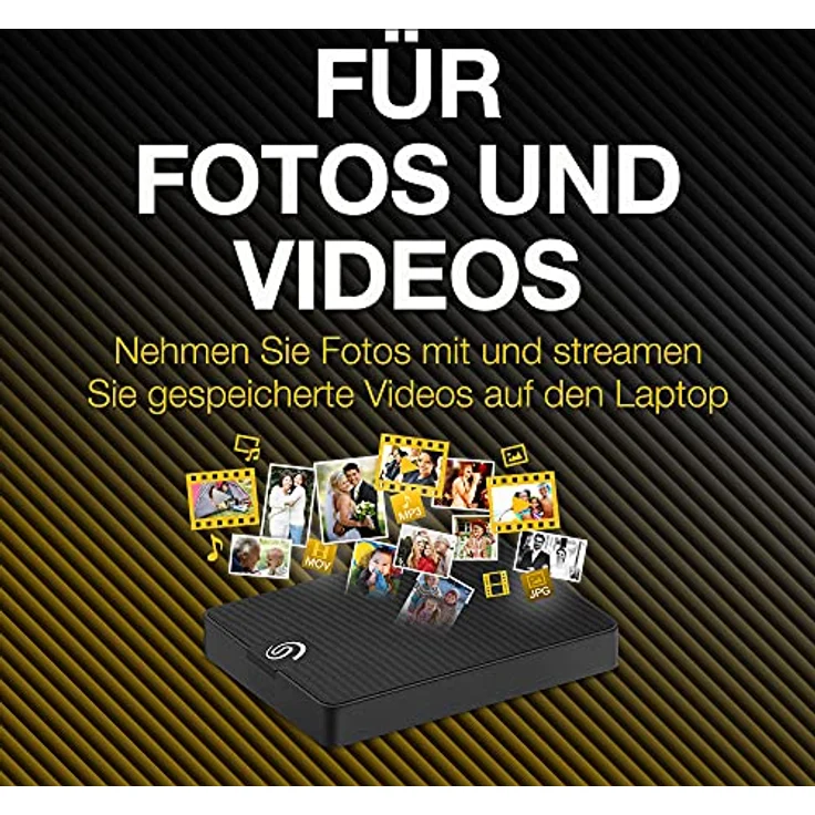 Seagate Expansion SSD 2 TB USB-C 3.0 Black – Bild 5